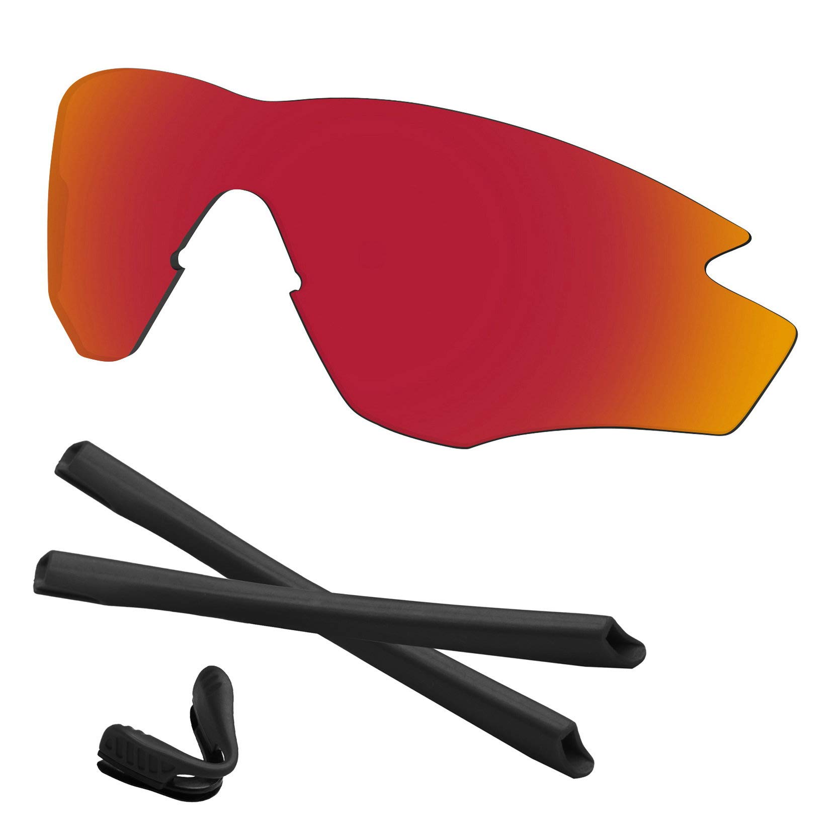 M2 Frame Lenses &amp; Rubber Kits Replacement for Oakley Sunglass OO9212 Polarized