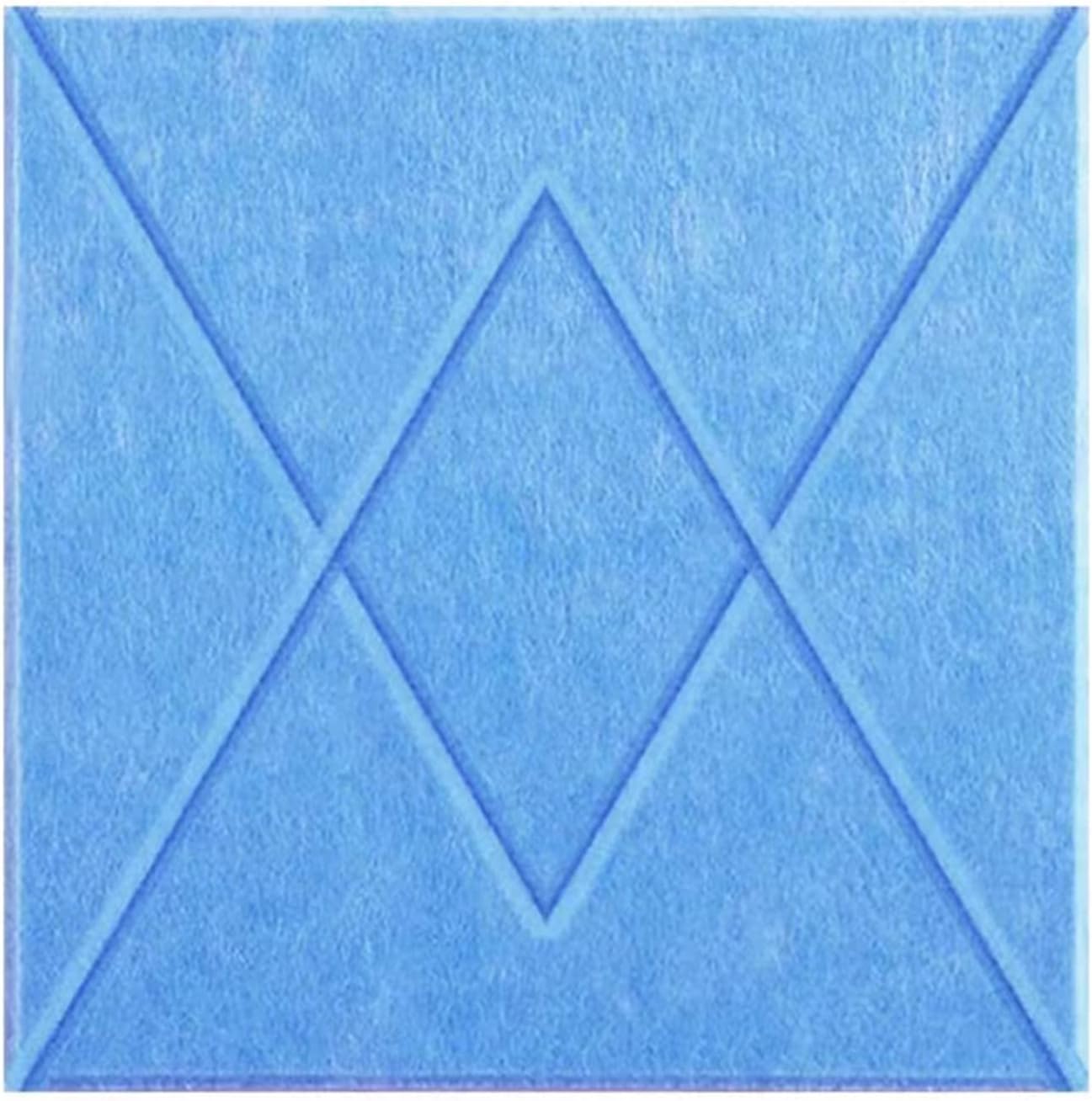 24 Pack Art Acoustic Panels 12" X 12" X 0.4", Acoustic Foam Panels Self Adhesive, High Density Sound Proof Foam Panels, Soundproof Wall Panels Blue, Bedroom Soundproofing Panels