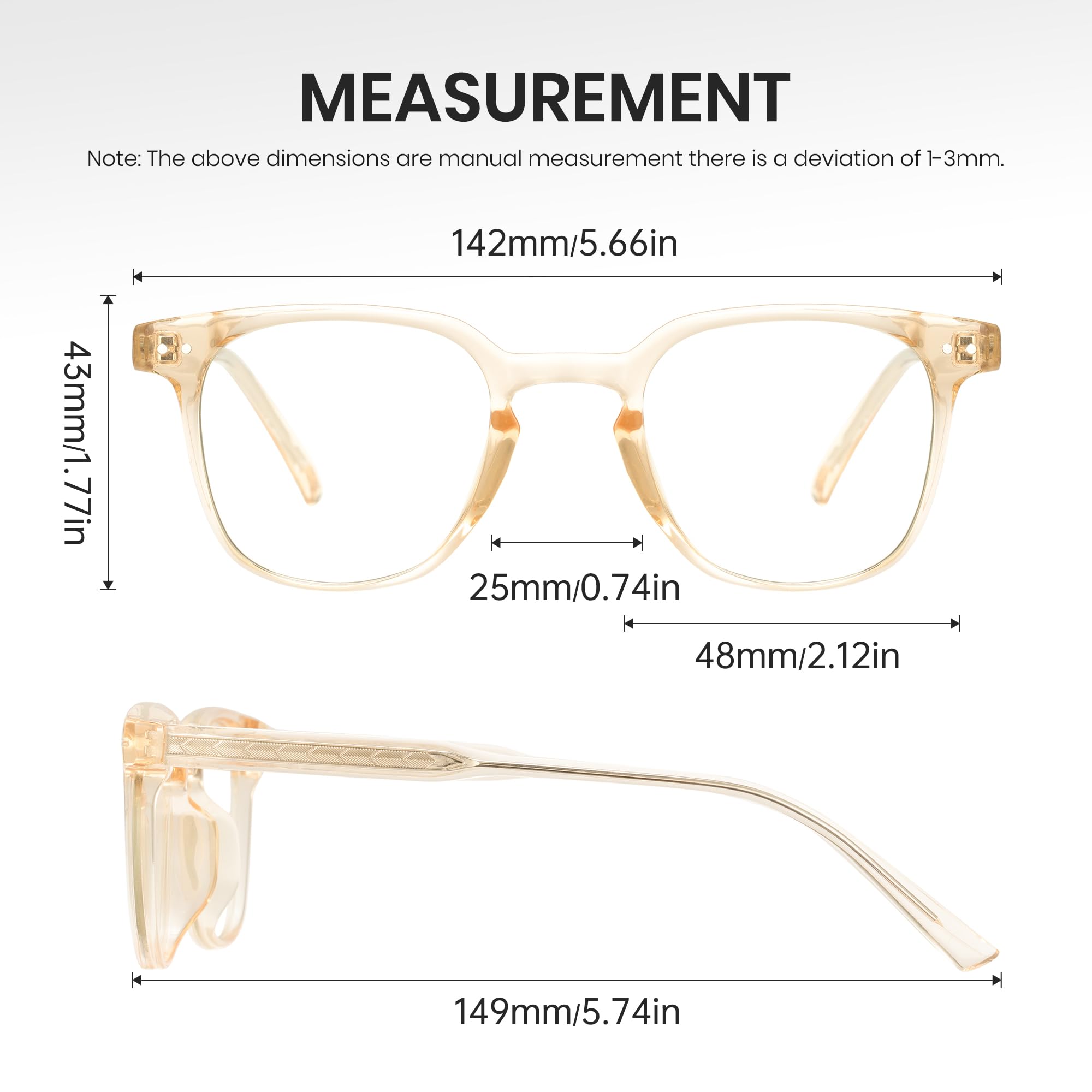 Cyxus Gafas fotocromáticas para hombre y mujer con protección UV y bloqueo de luz azul 8231