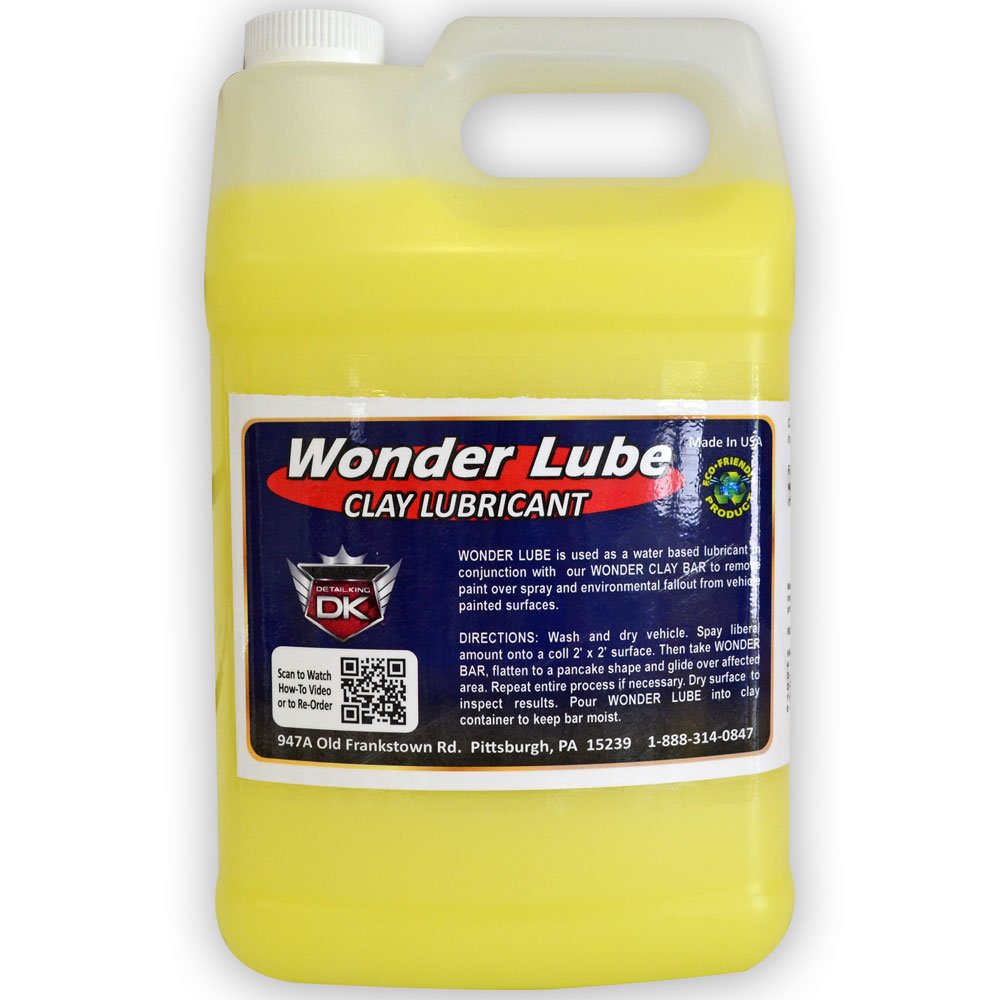 Wonder Lube Clay Lubricant - Gallon - Water-Based Lubricant - Creates a Slick Surface for The Claying Process