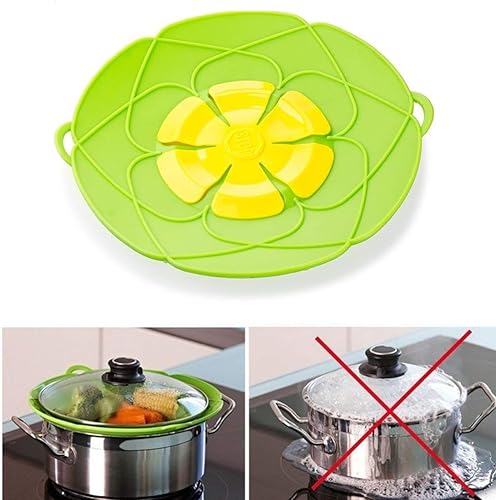 Miniatura 2 de Tapón de silicona para olla, herramienta de cocina multifunción, protección de hervor, 1 ud