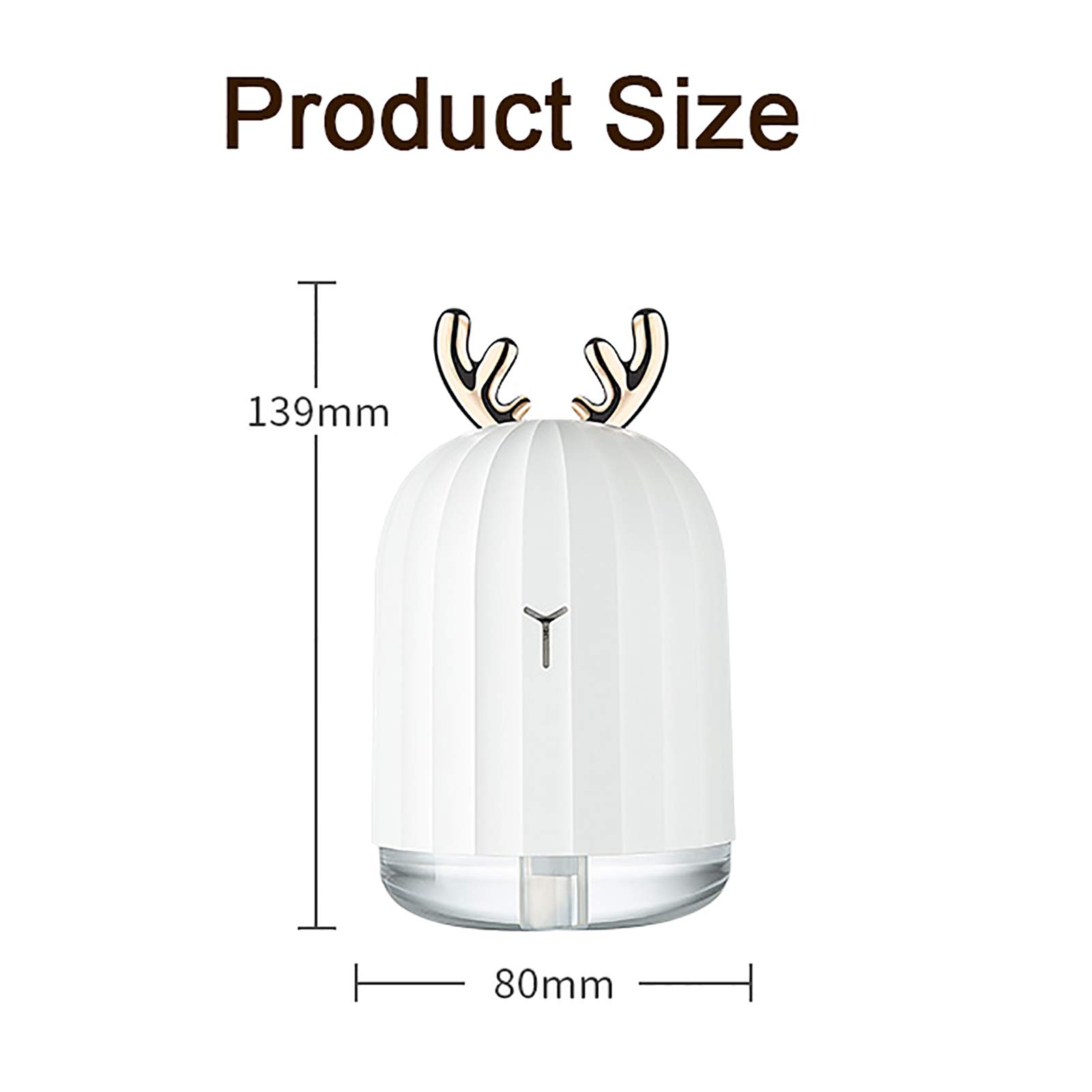 Feelme Diffusore Elettronico di Aromi Umidificatore per Oli Essenziali-Piccolo Diffusore Elettronico di Aromi Purificatore d'Aria per La Casa/Ufficio Decorazione Dell'aroma Dell'olio Essenziale
