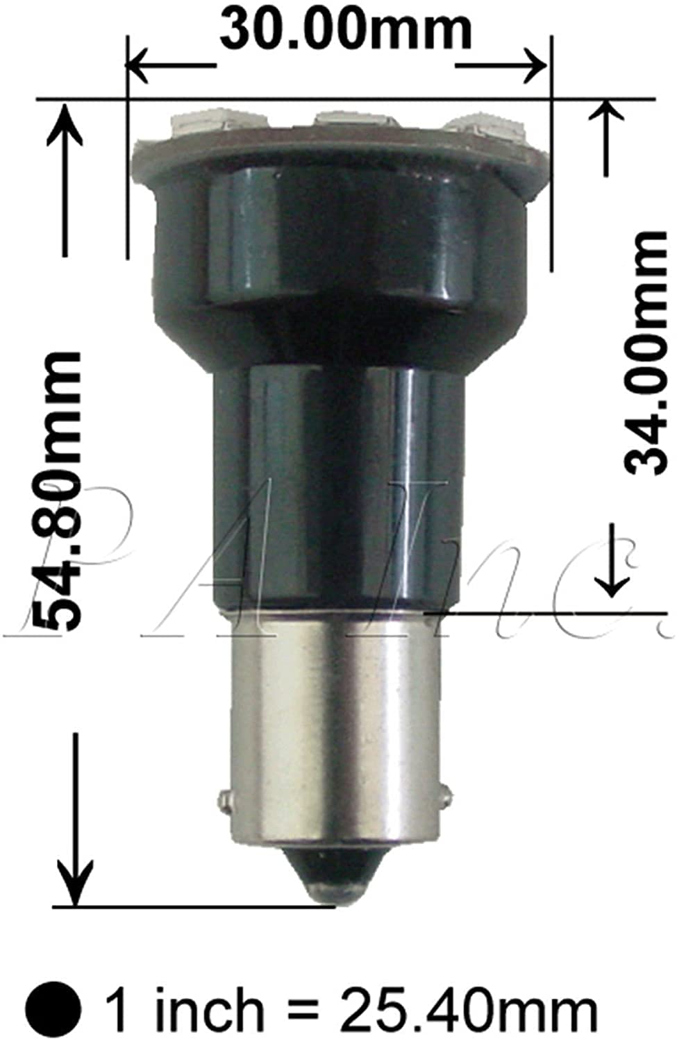 PA LED 4PCS RV Camper Interior LED Bulbs 1156 BA15S 1141 12SMD Warm White