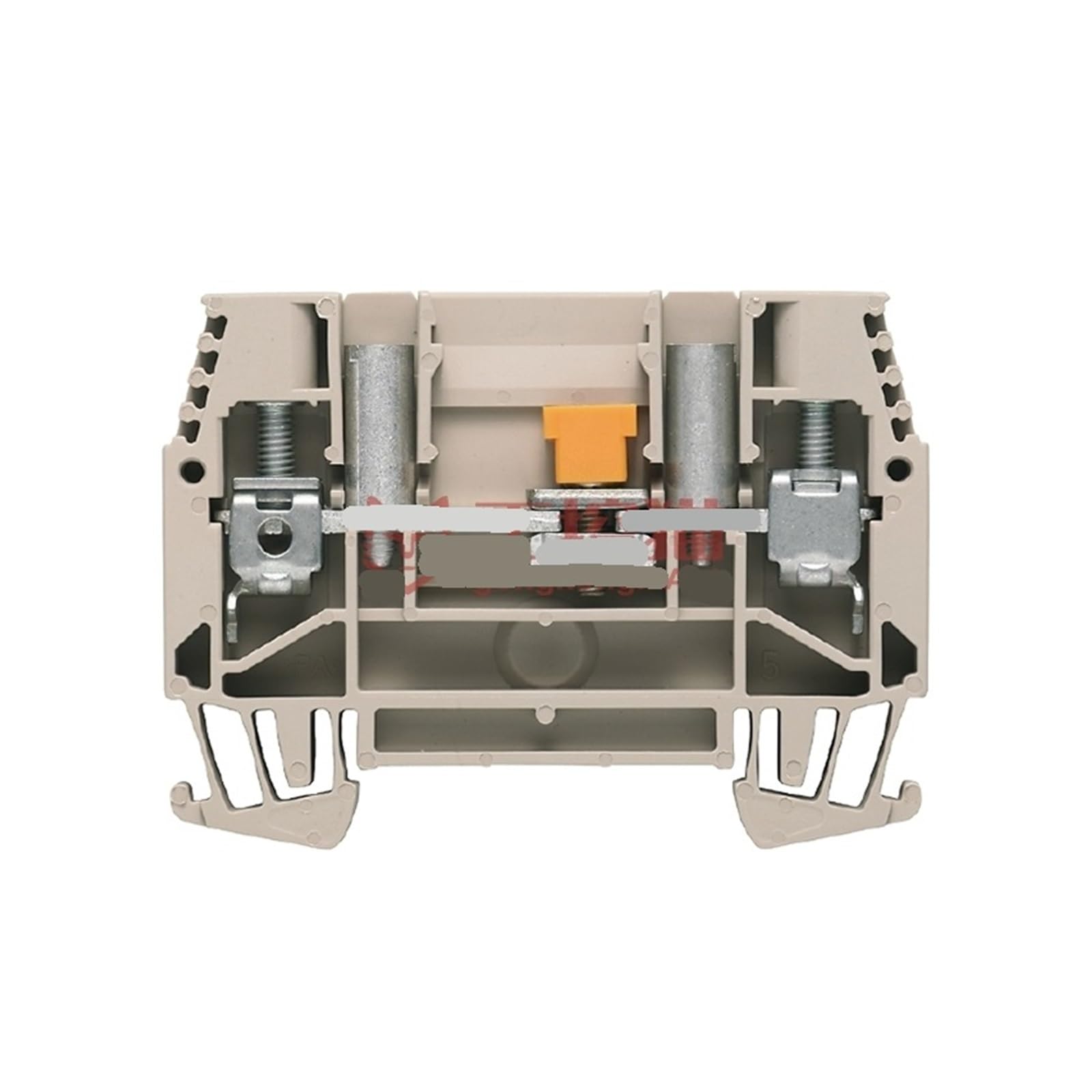 Bloque de terminales de prueba de corriente WTL 6/1/STB para carril eléctrico 2
