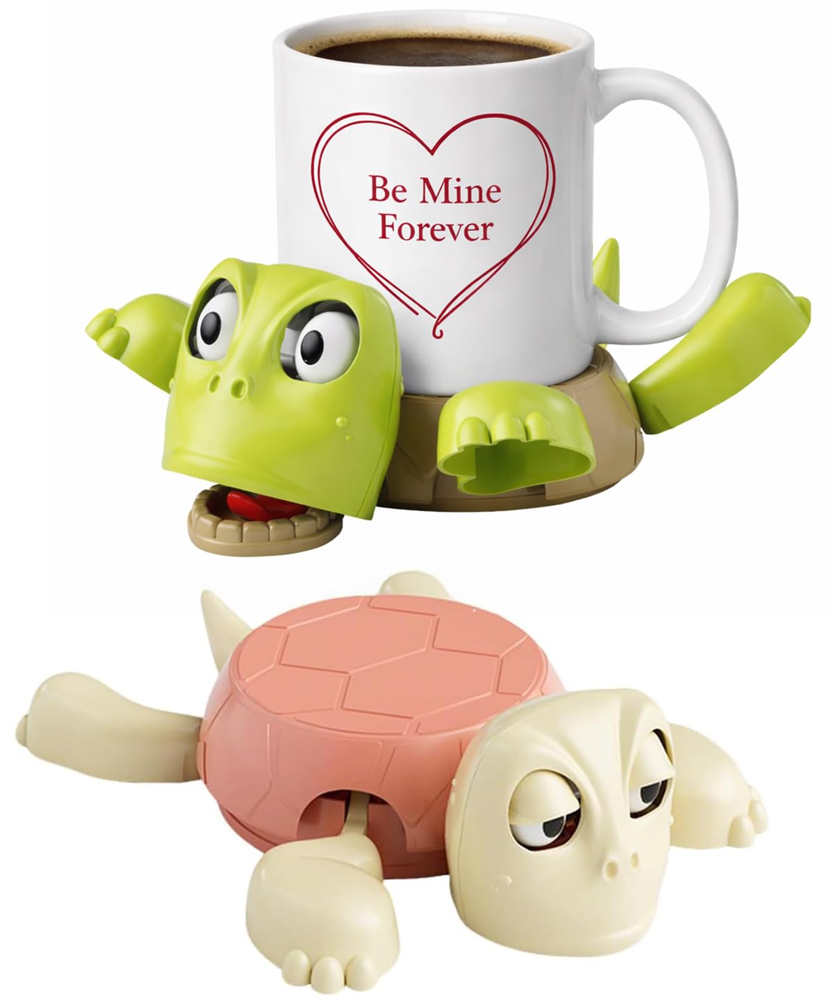 Turtle Coaster (Rumexeng, 2pcs Green/Pink)
