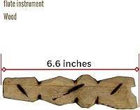 Vista 6 de Instrumento de flauta, Instrumento musical africano, Flauta africana, Flauta Igbo Oja, Madera Ojapiano