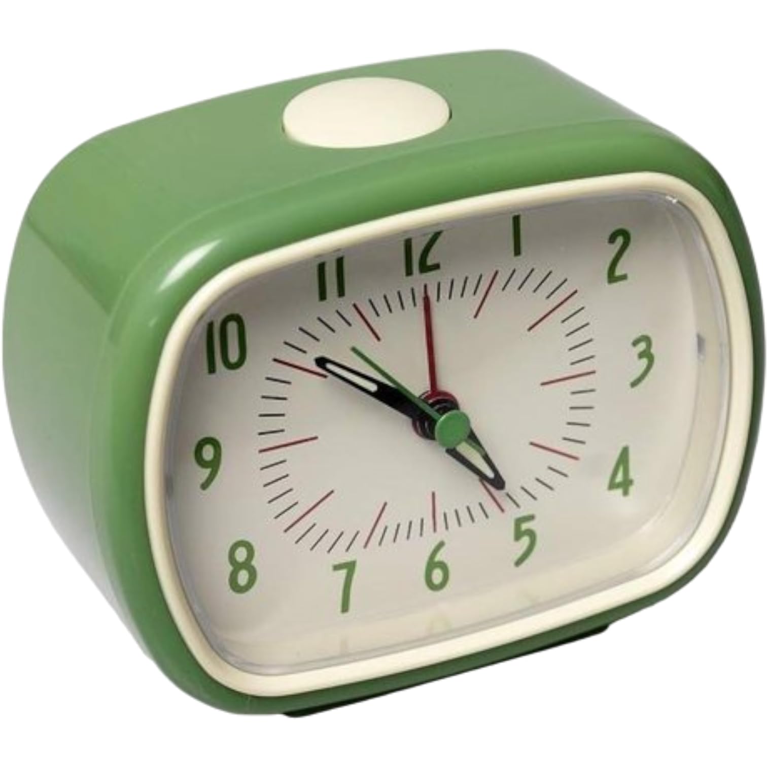 Rex London Green Retro Alarm Clock