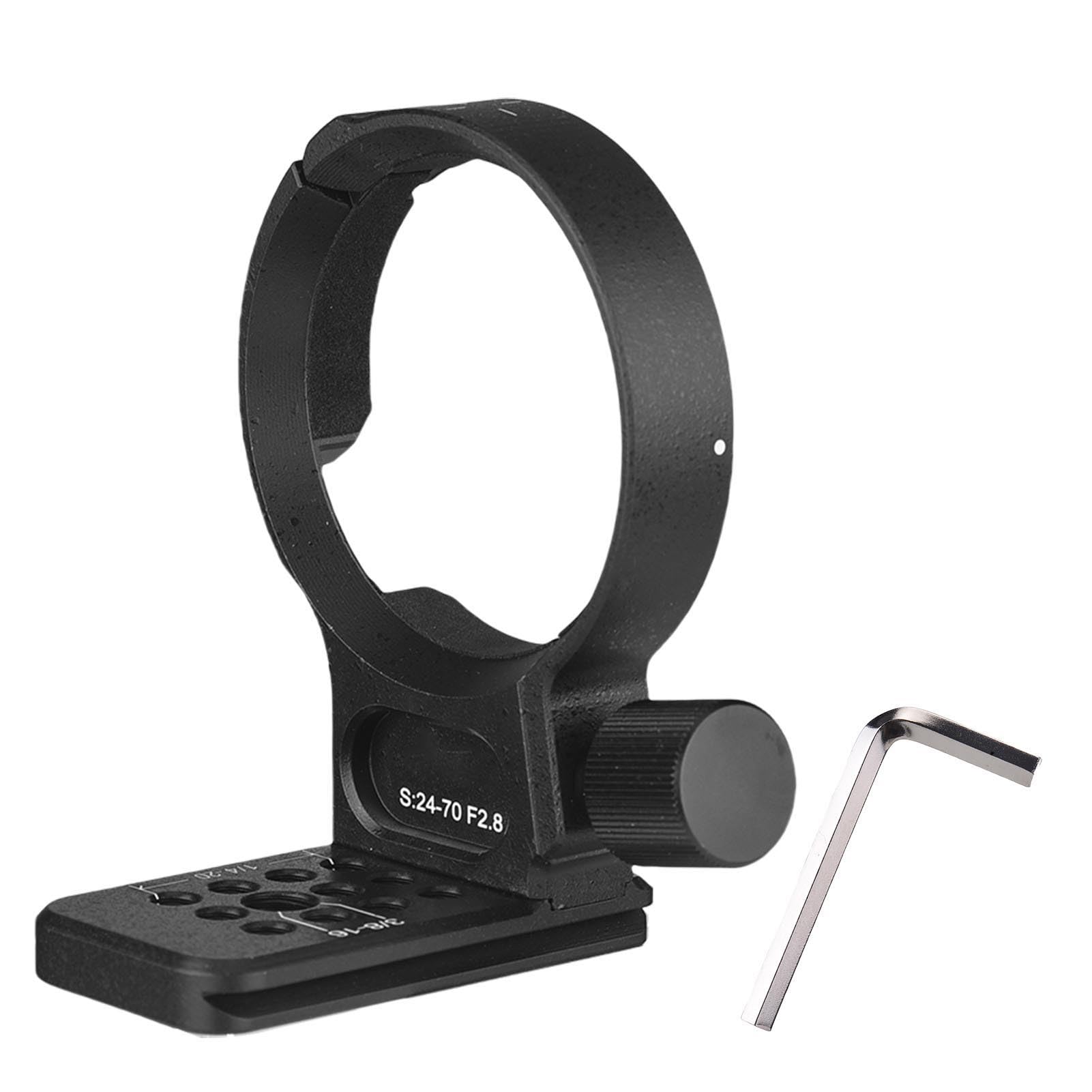 Irfora Soporte de Trípode para Lente de Cámara, Estructura Robusta Aluminio