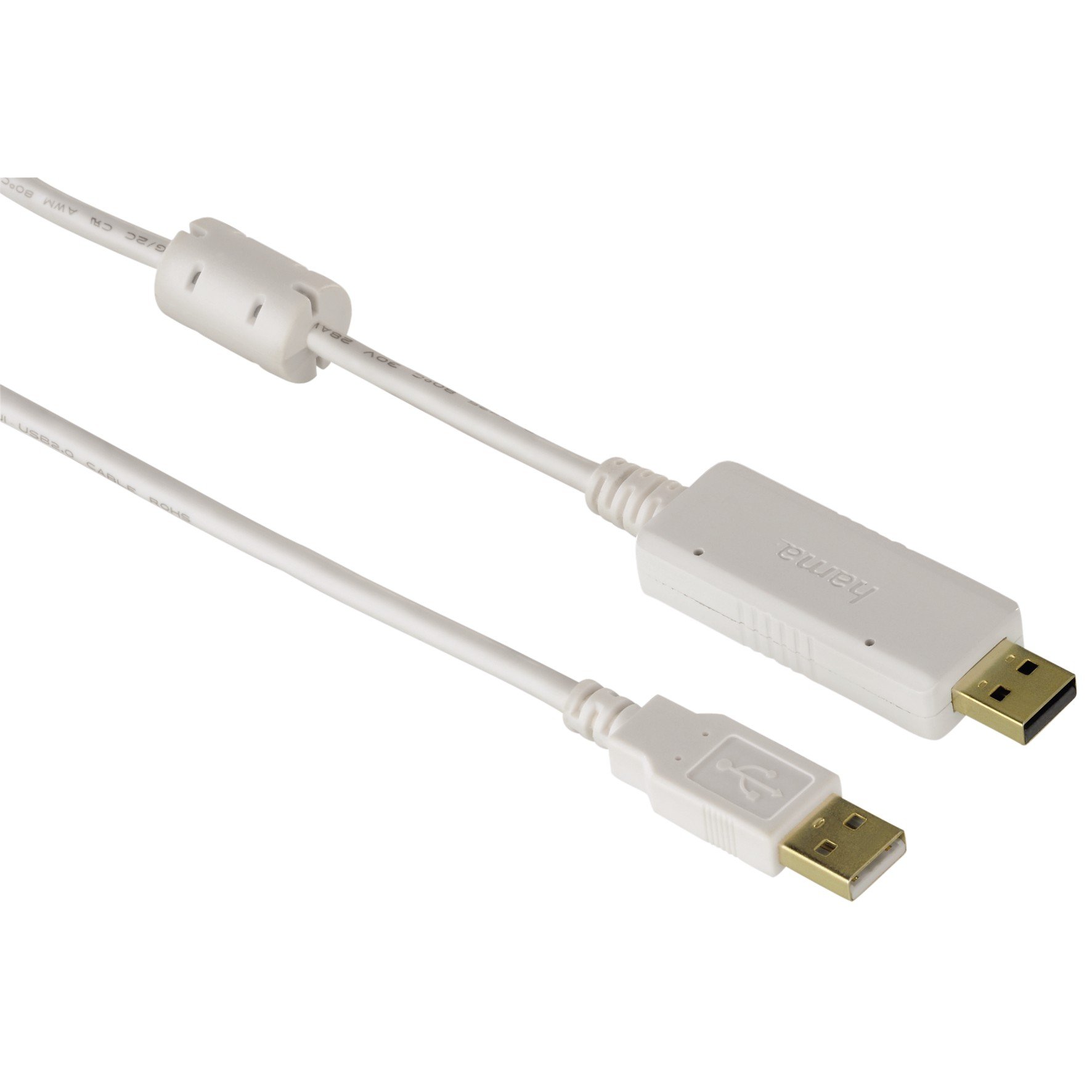 P79CS PC-zu-PC USB-Datenkabel – Plug & Play Übertragungskabel 160 Cm, USB 2.0