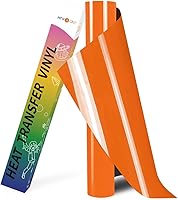 Vista 27 de HTVRONT - Rollo de vinilo termotransferible, 12 in x 8 ft, para diseños en camisetas, fácil de cortar y despegar, color negro, blanco y rojo