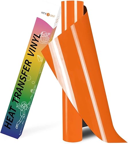 Miniatura 25 de HTVRONT Rollos de Vinilo HTV de Transferencia de Calor - 12" x 8ft Vinilo HTV para Camisas, Vinilo para Planchar para Todas las Máquinas de Corte