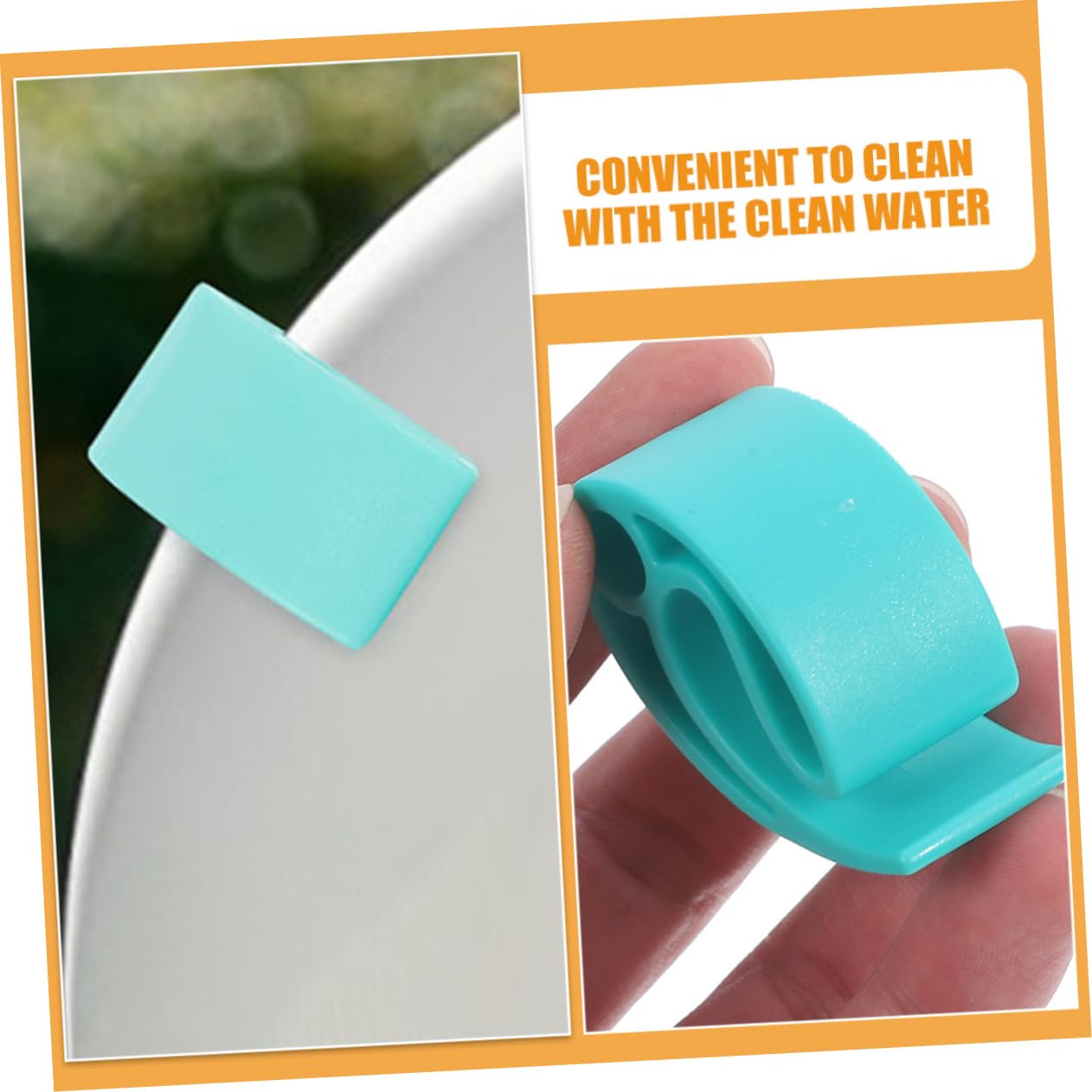 Happyyami 2pcs Compact Flying Disc Clip Holder for Flying Disc Holder Portable Clip