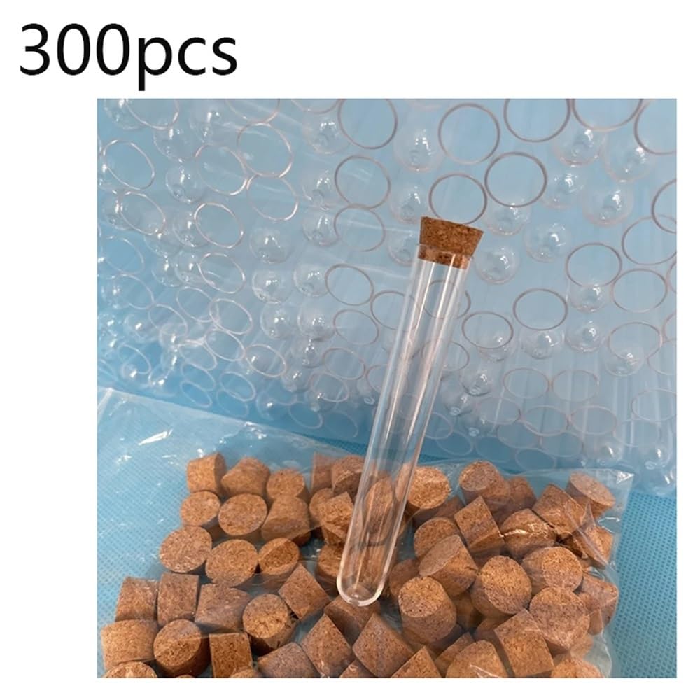 300 szt./opakowanie 15 * 100 mm materiały laboratoryjne przezroczysta plastikowa rurka z korkiem spód w kształcie litery U