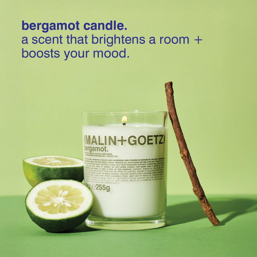 MALIN+GOETZ Bergamot Hand+Body Wash, Vitamin B5 Hand Treatment, Scented Candle | the bright side - Image 6