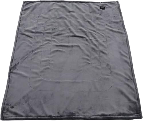 Miniatura 6 de Luqeeg Manta eléctrica tamaño matrimonial – Calentador de cama con 3 calor y franela suave lavable de alta calidad, apagado automático,