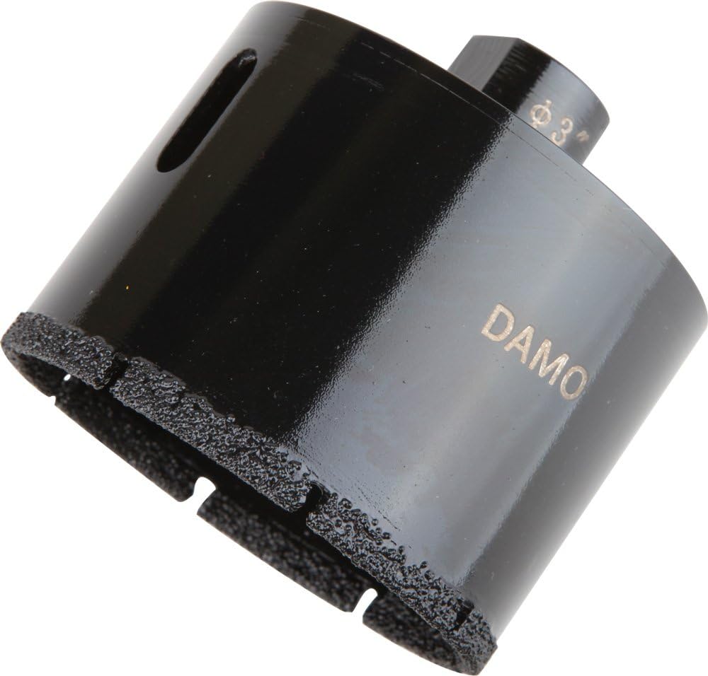 DAMO 3 inch Dry Wet Diamond Core Drill Bit for Concrete Granite Marble Hole Saw