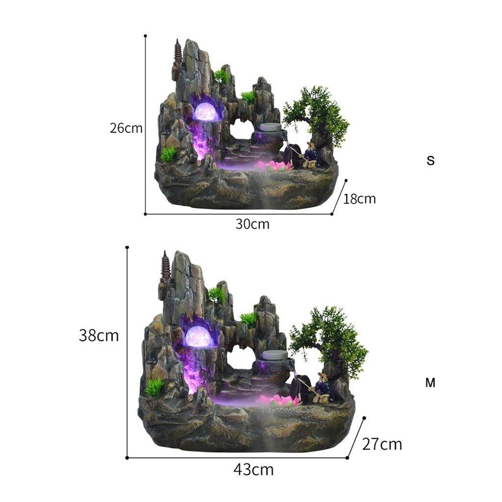 Amazon.co.jp: リラクゼーションファウンテン 卓上噴水水表示禅