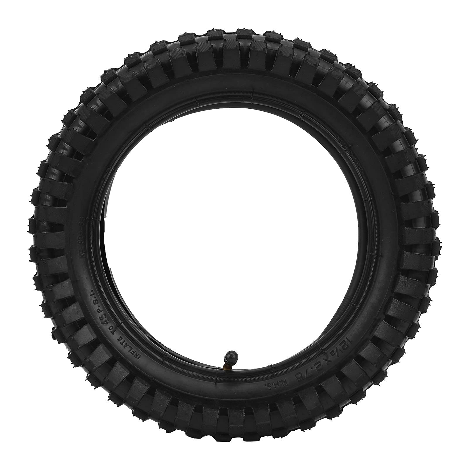 Uxsiya Copertone e Camera d'Aria, Robusto Copertone per Grip Force 12 1/2 X 2,75 per per Mountain