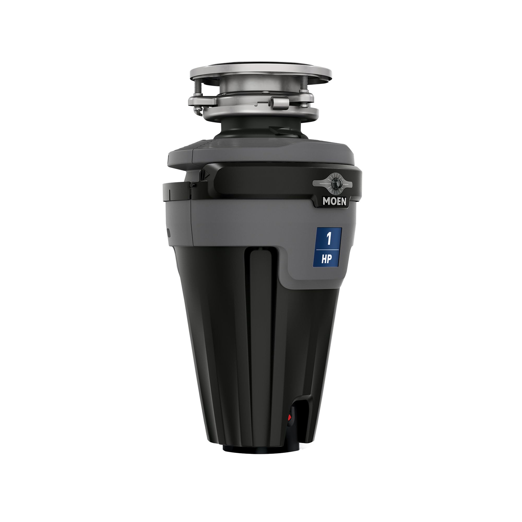 Moen Chef Series 1 HP Continuous Feed Lighted Garbage Disposal with Sound Reduction for Under Sink, Power Cord Included, EXL100C