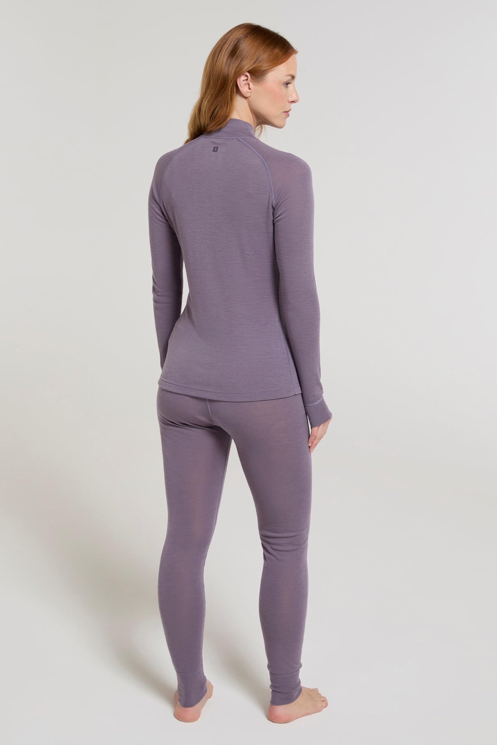 Mountain Warehouse Camiseta térmica para Mujer Merino - Camiseta térmica de Manga Larga para Mujer, Ligera y de fácil Cuidado - Lo Mejor para el Invierno