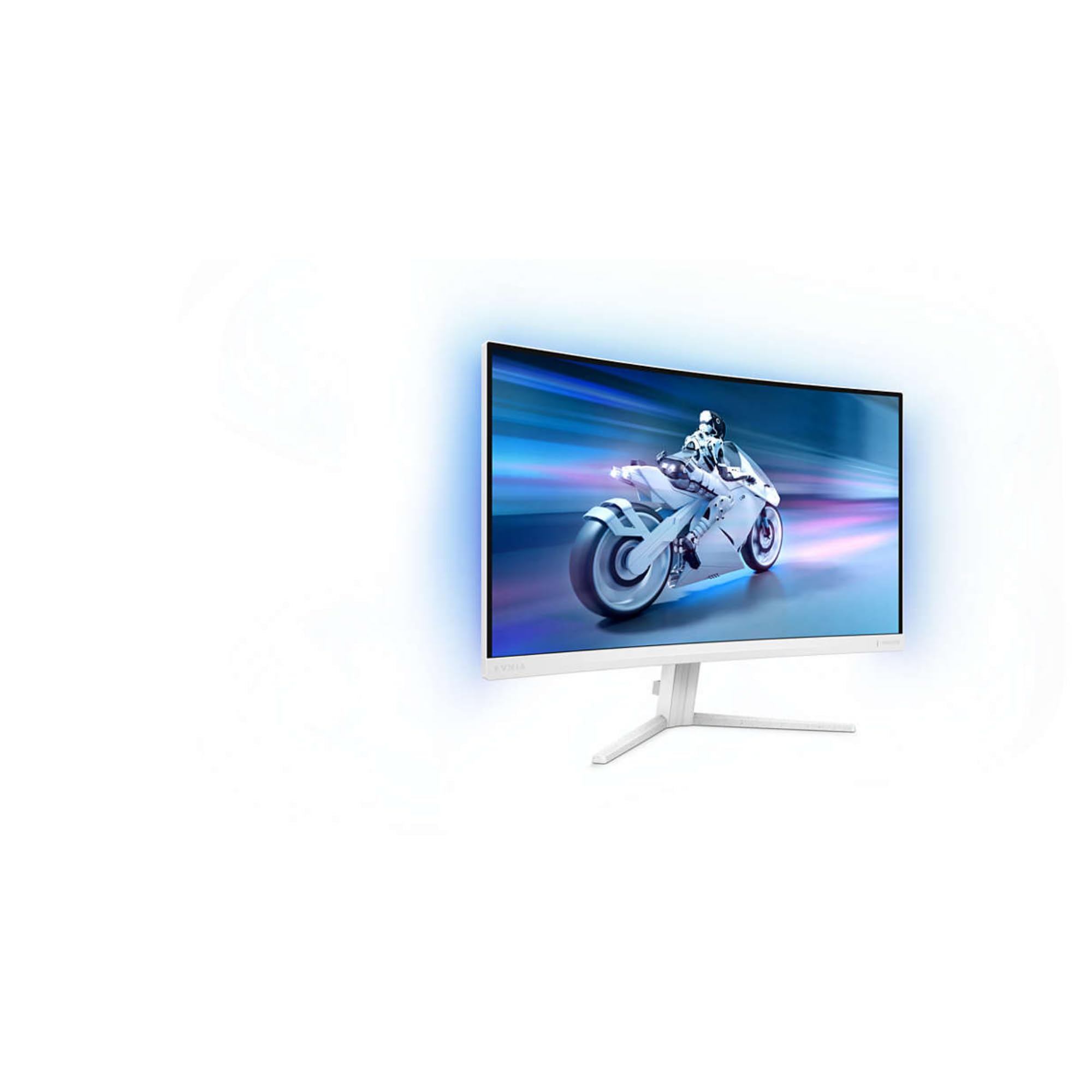 Philips Evnia 27M2C5501-27 Zoll Quad HD Curved Gaming Monitor, 180 Hz, 1 ms, FreeSync Premium, HDR10, Ambiglow (2560x1440, 2X HDMI 2.0, 1x DisplayPort 1.4) Weiss