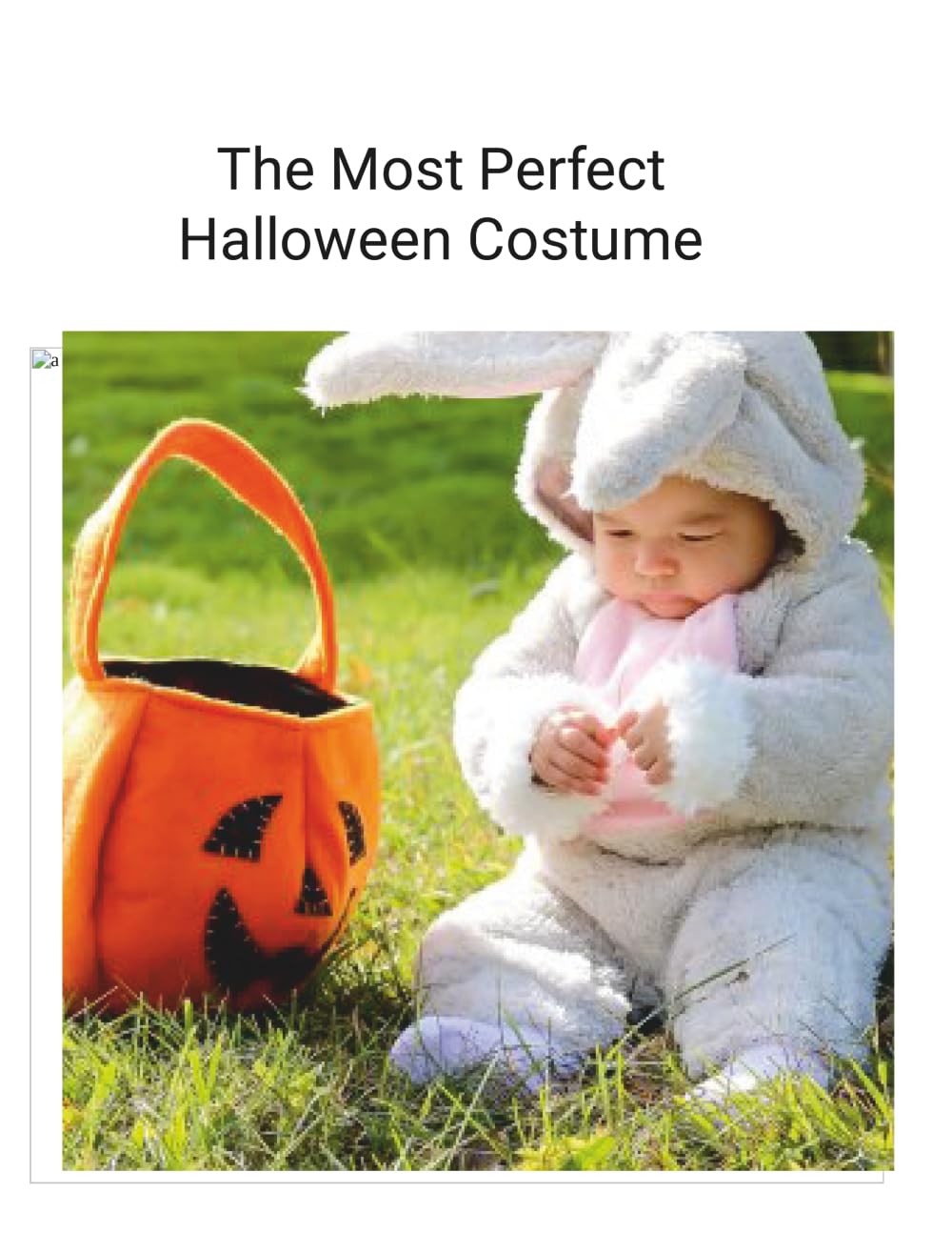 The Most Perfect Halloween Costume