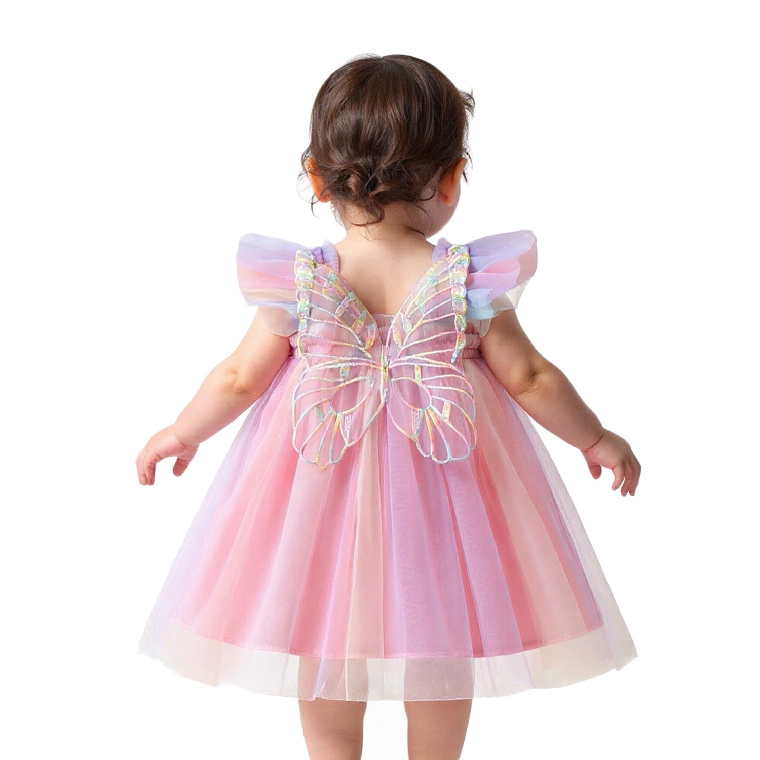 NNJXD Baby Girl Tulle Dress for Toddler Casual Summer Dresses