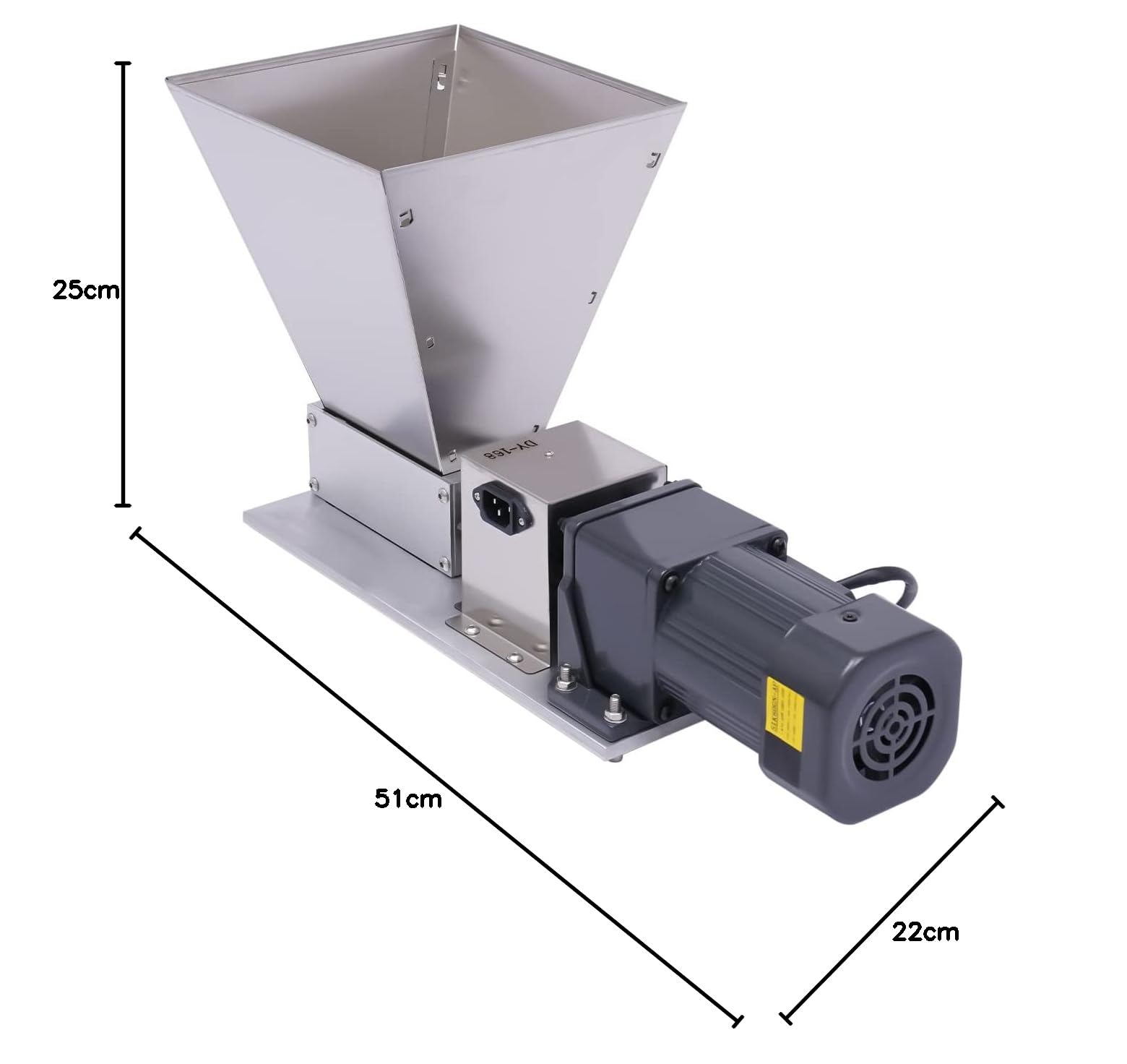 Getreidemühle Elektrische 60W Mini Schrotmühle Kornmühle Schleifmaschine, 75RPM,Trocken Kornmühle mit Trichter, grün, für Reis, Mais, Korn