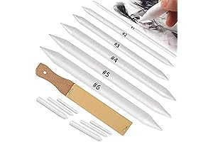 N NOROCME 12 PCS Art Blenders with Sandpaper: Perfect for Blending Art