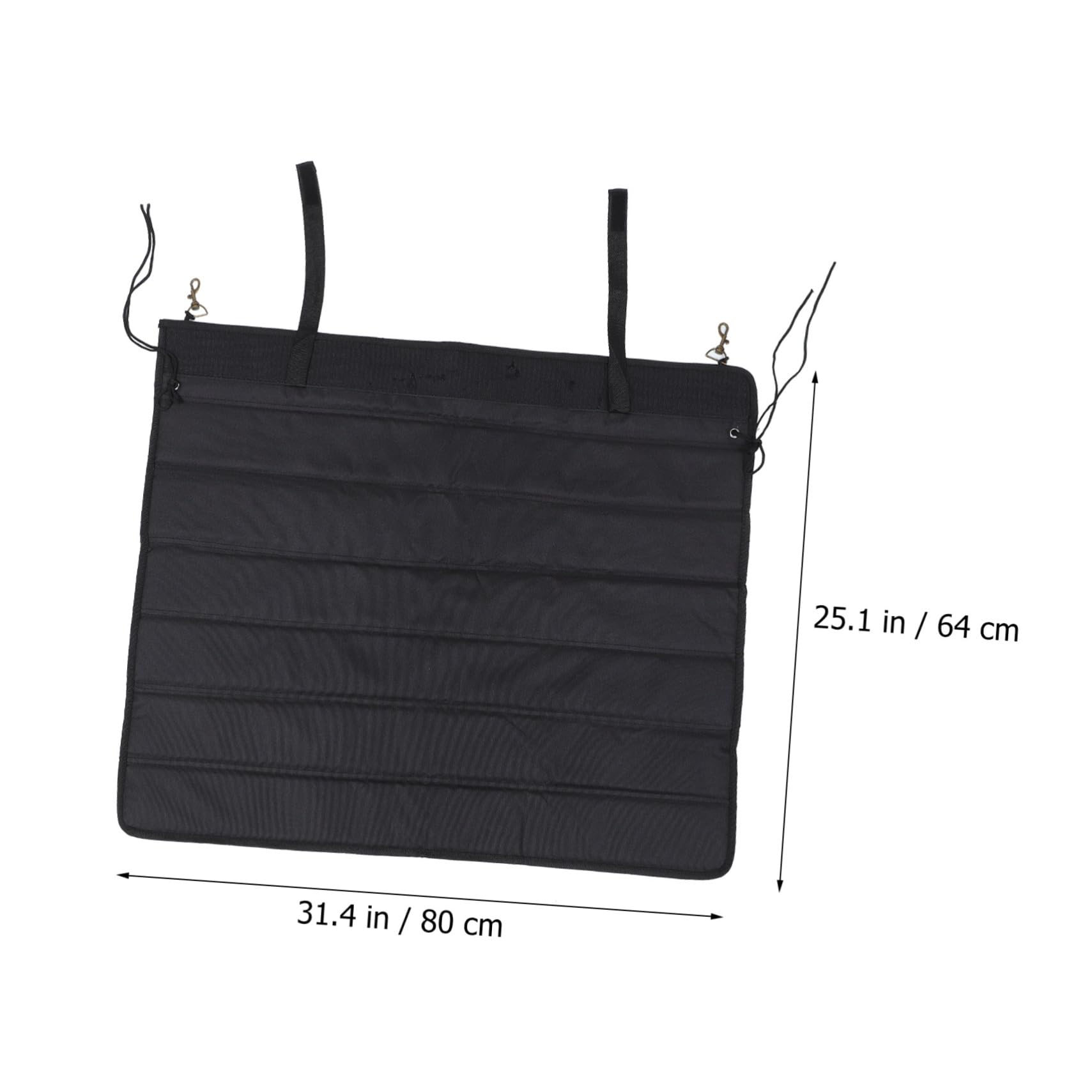 HANABASS Black Pet Pad for Car Trunk Foldable Easy to Clean Bumper Protection Mat for Dogs Cargo Liner Space Saving Design for Pet Supplies and Vehicle Protection