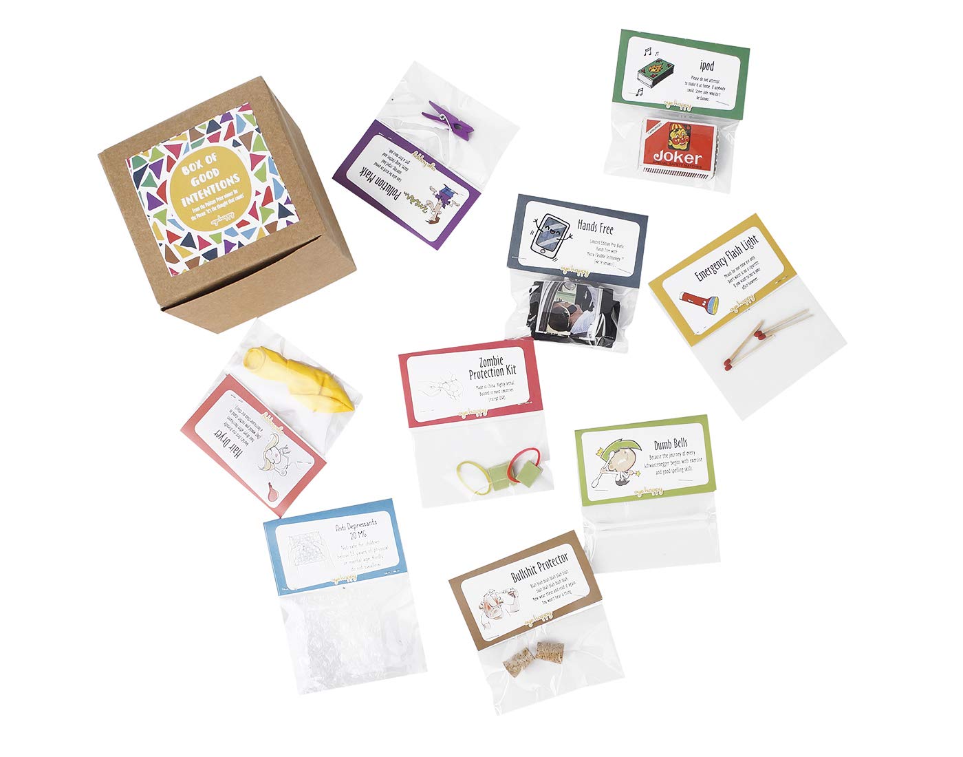 Oye Happy Funny Box of Good Intentions (Multicolour) 3
