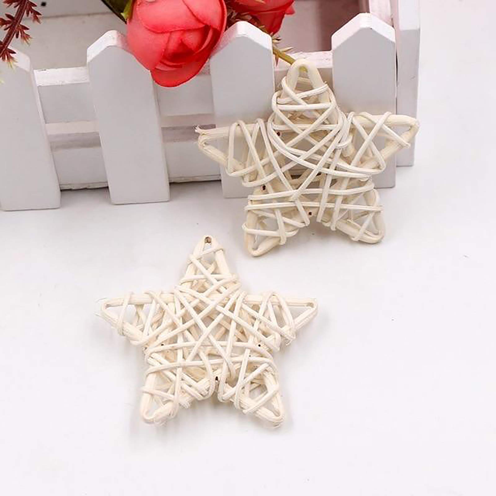 Ascension ® 10pcs Rattan Stars Shape DIY Ornament Art & Craft Birthday Diwali Christmas Wedding Party Decor Valentine Gift Party Decoration (B07N82FVMR) Amazon Price History, Amazon Price Tracker