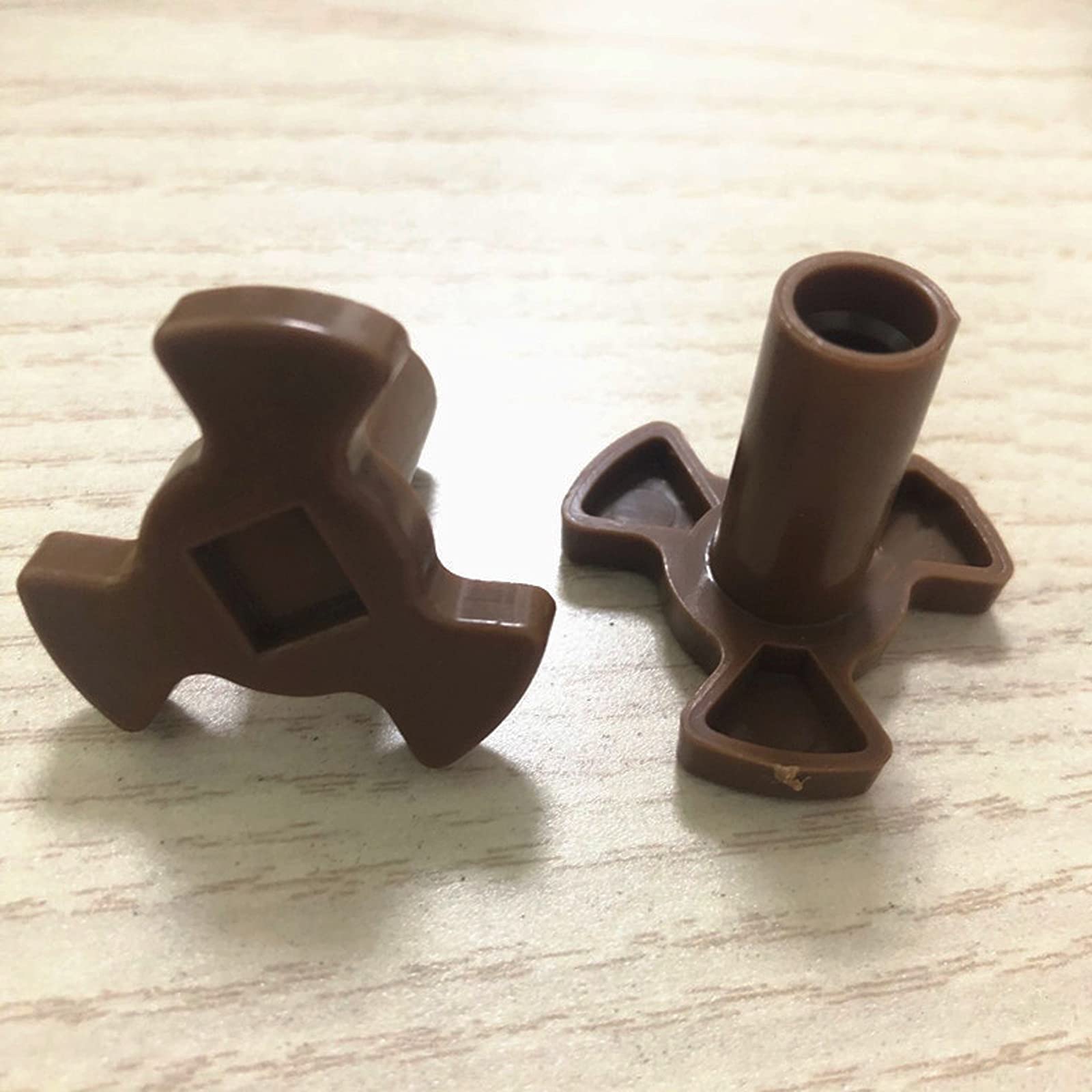 Mikrowellen-Drehteller-Verbindungsstück, 2,4 cm Mikrowellenschaft, kleine Mikrowellenherde, Rollenführung, Kupplungstablett, Ersatzteil, 2,4 cm Schaft