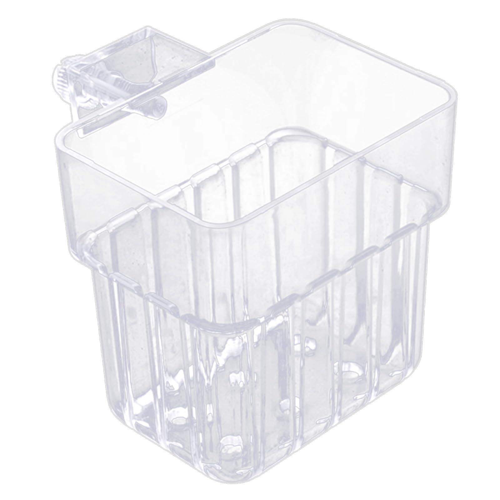 LOXGO Clear Acrylic Water Basket for Fish Tanks Storage Rack Offering Plant Root Growing Observation for Safe Environment