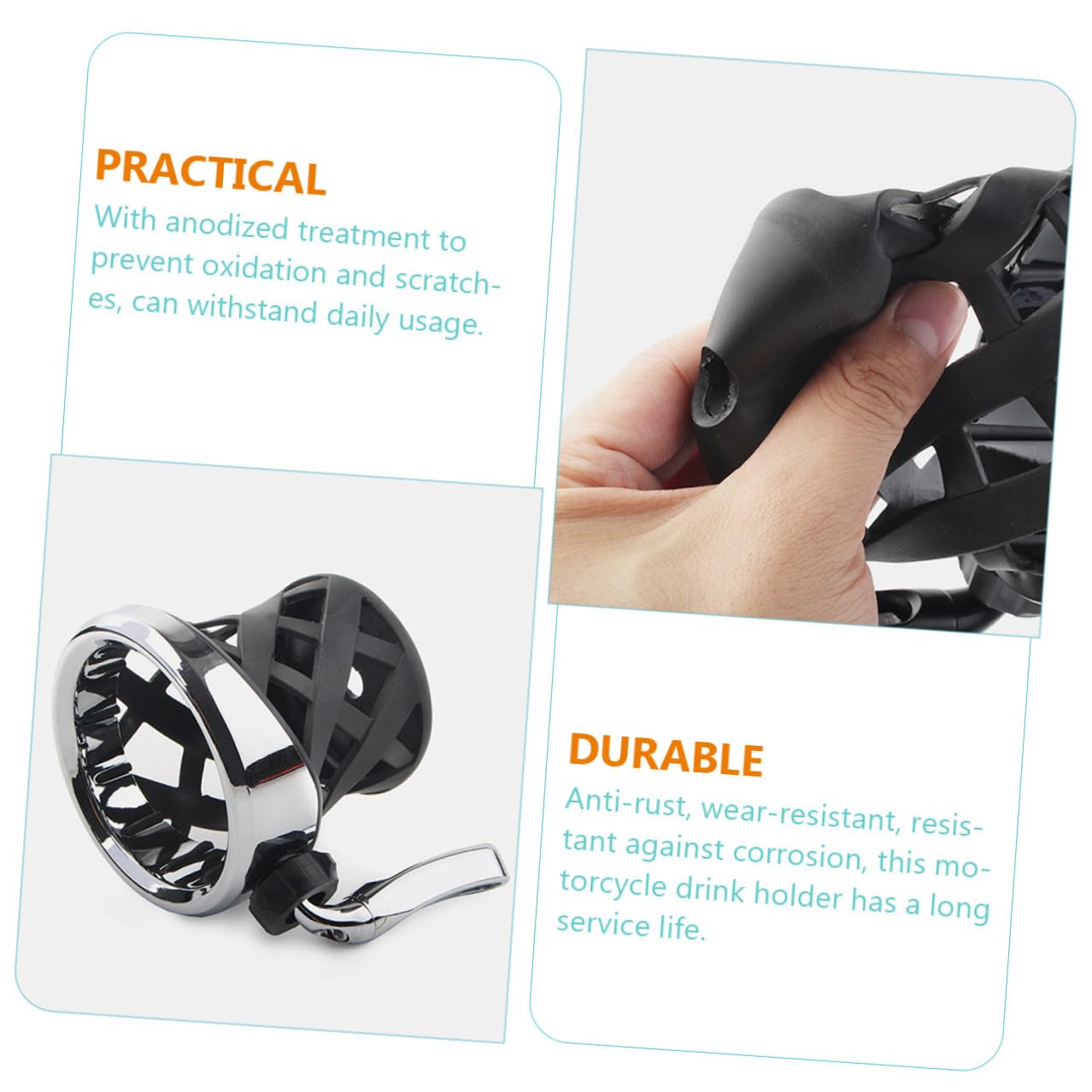ABOOFAN Porte Gobelet Corrosion pour Support Bouteille et Durable Accessoire Élégant Compatible