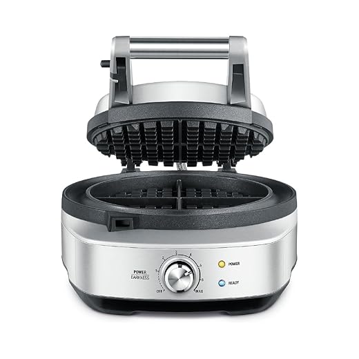 Breville BWM520XL No-Mess Waffle Maker, Brushed Stainless Steel