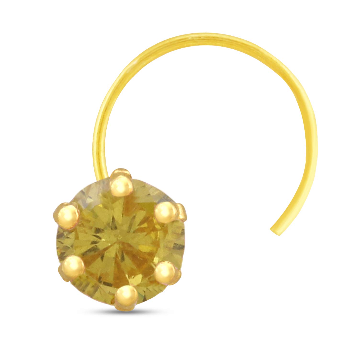 GEHLOT ; OneStep Towards Online Round Teeth 14karat Yellow Gold Nose Pin | Wire Taar String Stud Diamond Piercing Nose Stud | For Women and Girls - Yellow (B09RX2TCRC) Amazon Price History, Amazon Price Tracker