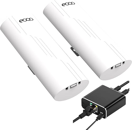 Miniatura 10 de 5.8GHz Puente inalámbrico al aire libre acceso punto a punto PTP/PTMP Plug & Play CPE Network 300Mbps 1.2ML Extensor WiFi de largo alcance con