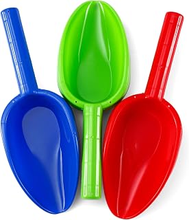 Jumbo Beach Shovels Toys, Large 14 Inch Sand Scoops for Kids, Heavy Duty Beach Spade, Sandbox Toy Table Kit, Big Sand Shovel for Adults, Garden Tool for Digging, Gardening Tools Kit for Toddlers