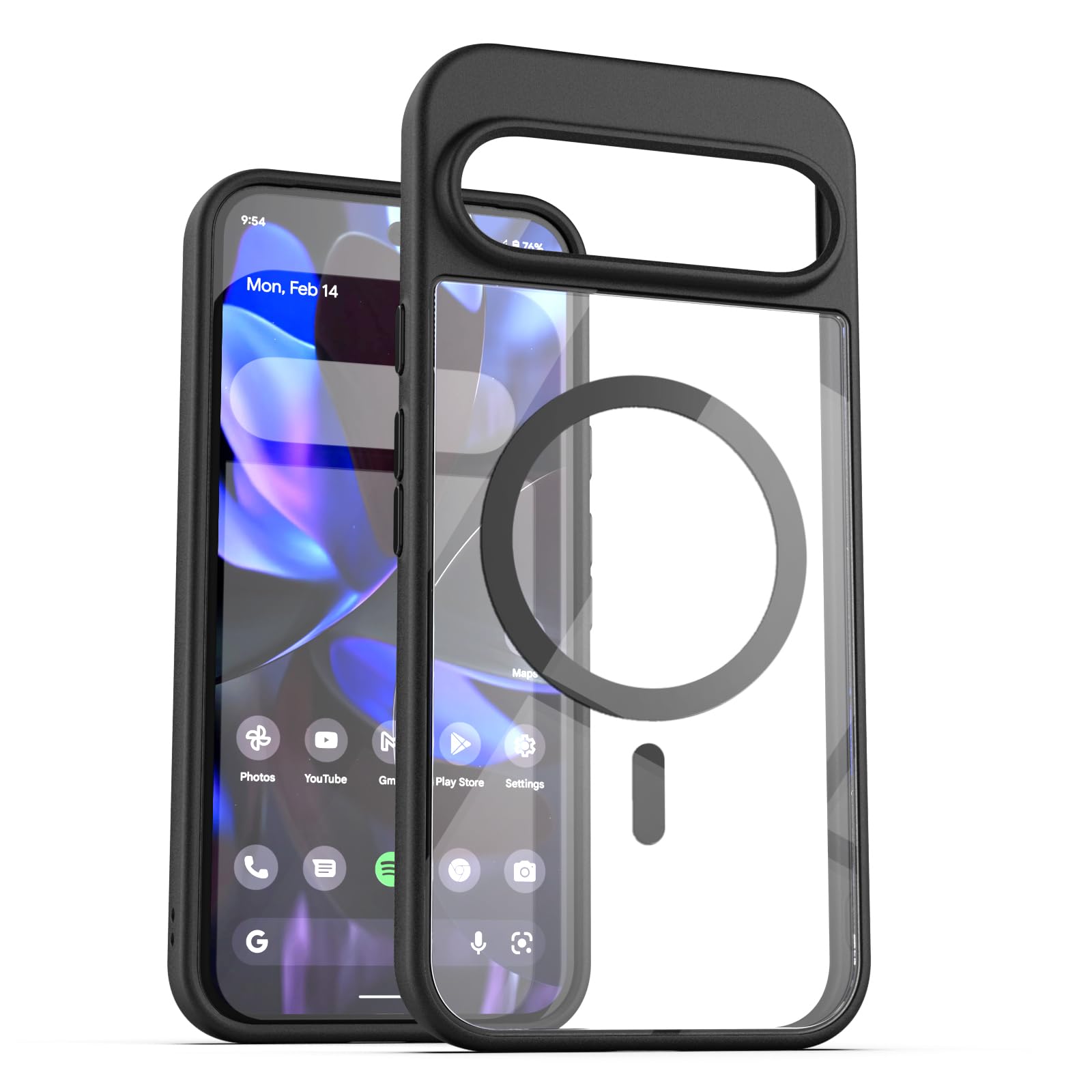 Custodia Clip Cintura Fondina Simil Pelle Tasca Per BLU Advance - Foto 5