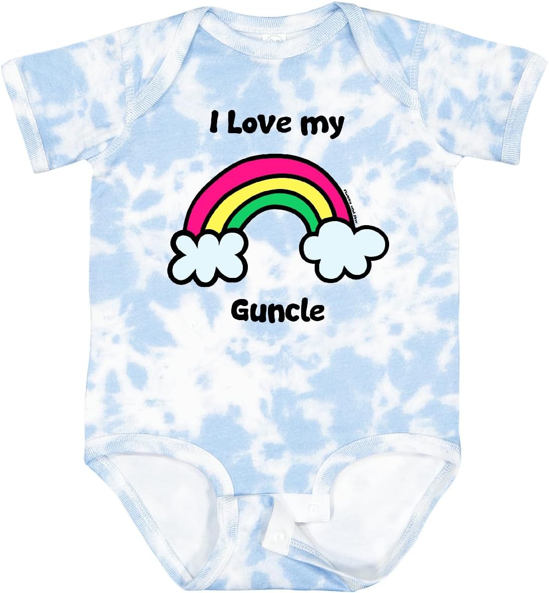inktastic I Love My Guncle Baby Bodysuit - Flossy and Jim
