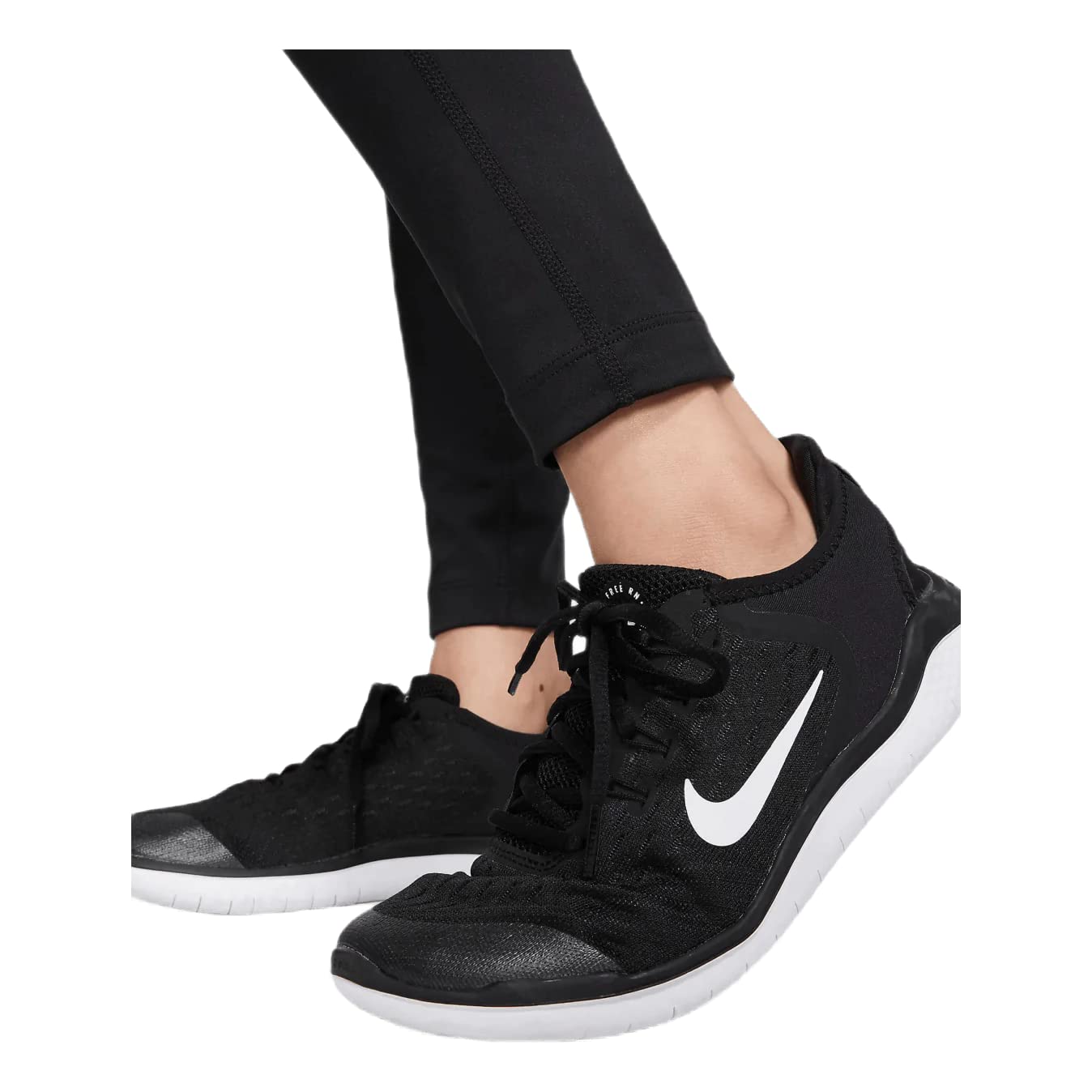 NIKE CI9940-010 Leggings, Black/White, XS para Niñas