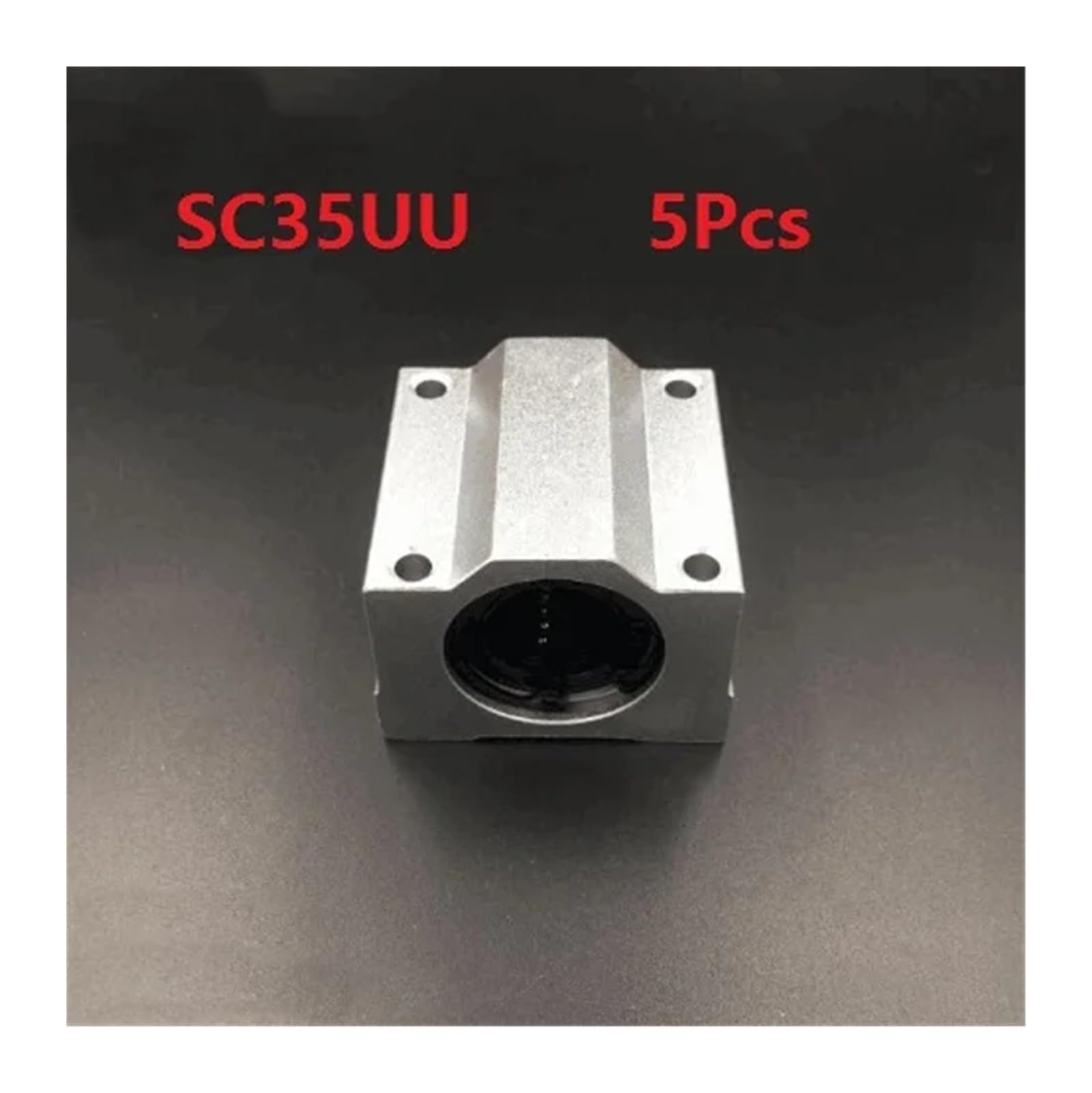 Lot de 5 boîtiers linéaires SC35UU SCS35UU 35 mm, Arbre de Guidage linéaire, Blocs de roulement linéaires