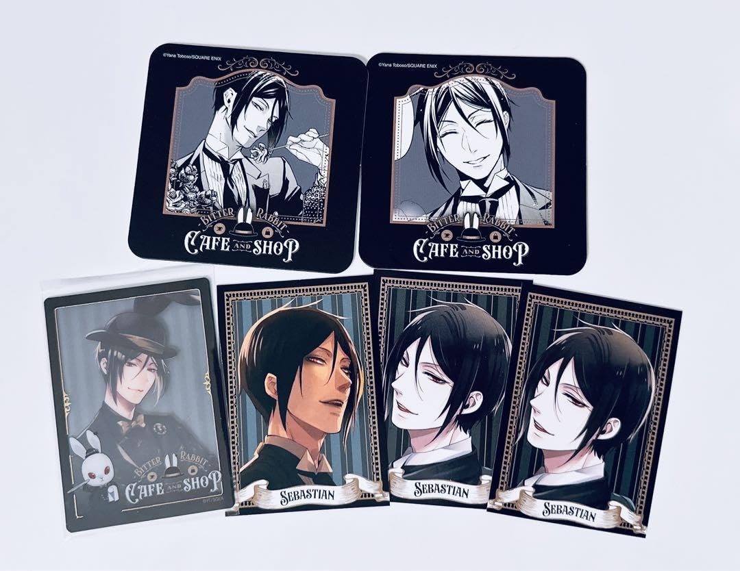 黒執事 カード コースター ︎ セバスチャン ︎ ビターラビットカフェ  