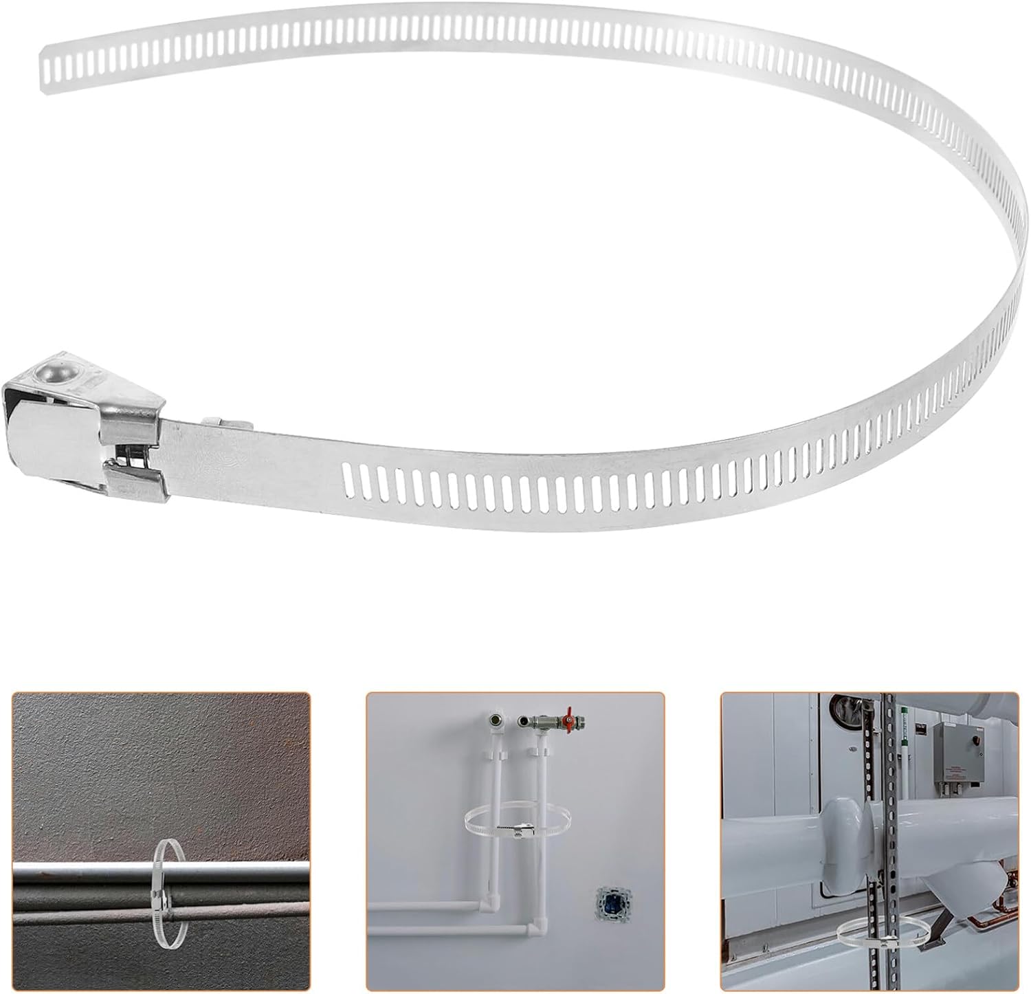 SOLUSTRE Crimping Tool Cinch Clamp and Crimp for Tubing Connections Hose Clamp Quick Release Design