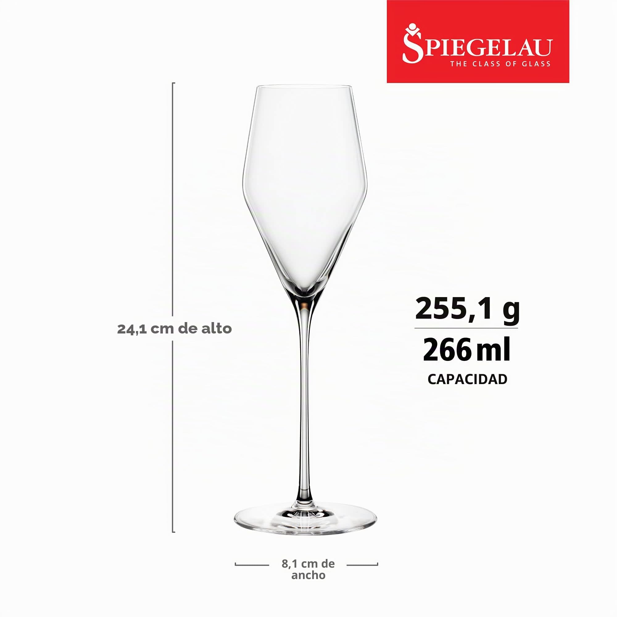 Spiegelau Definition Calice Champagne 25 cl Set 2 Pz In Cristallo