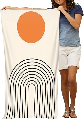 Miniatura 9 de Toalla de playa mágica de astrología mágica con luna y estrella, grande, suave, absorbente, de secado rápido, toallas de baño de gran tamaño para