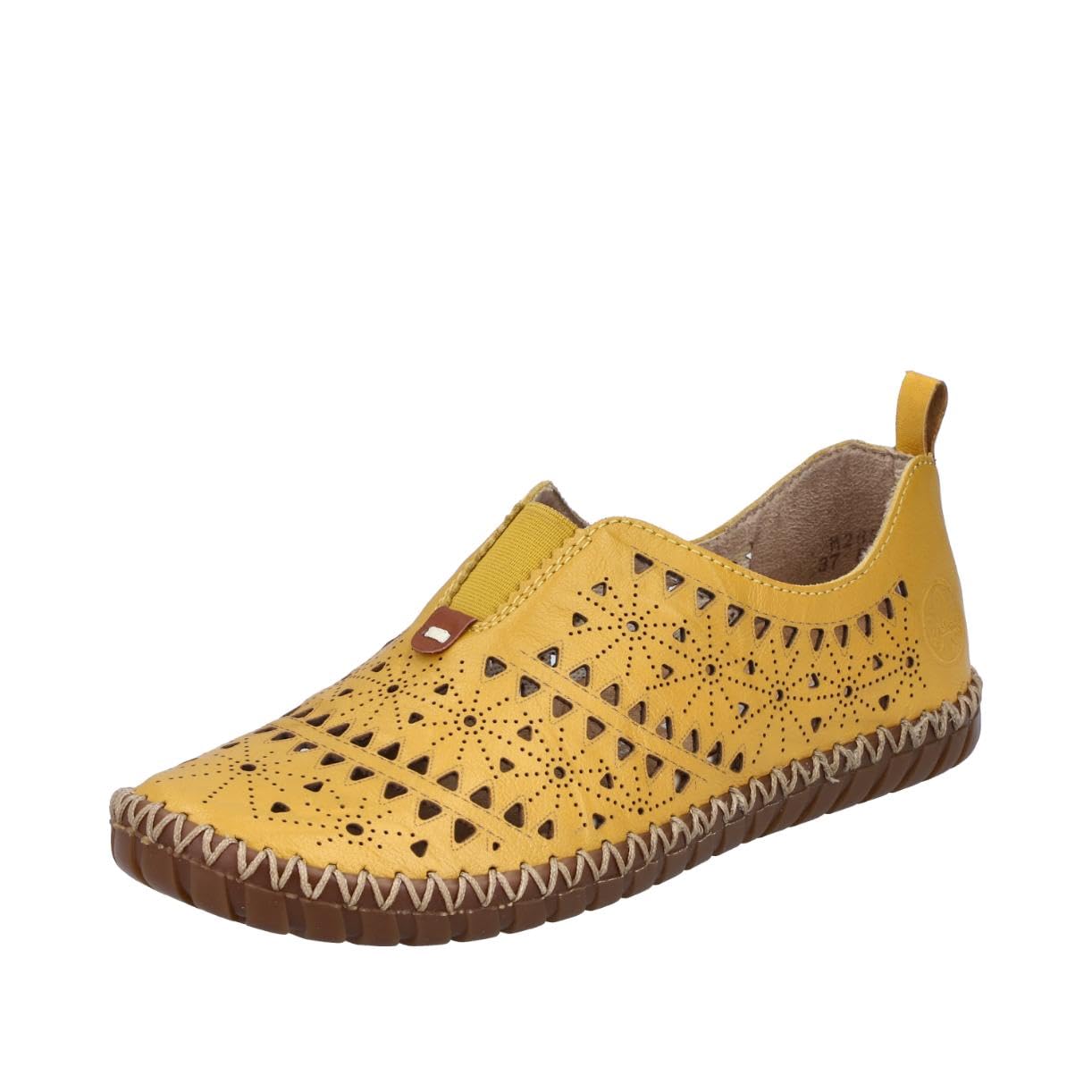 Rieker Women's Slippers in Yellow, Yellow, 7.5 UK