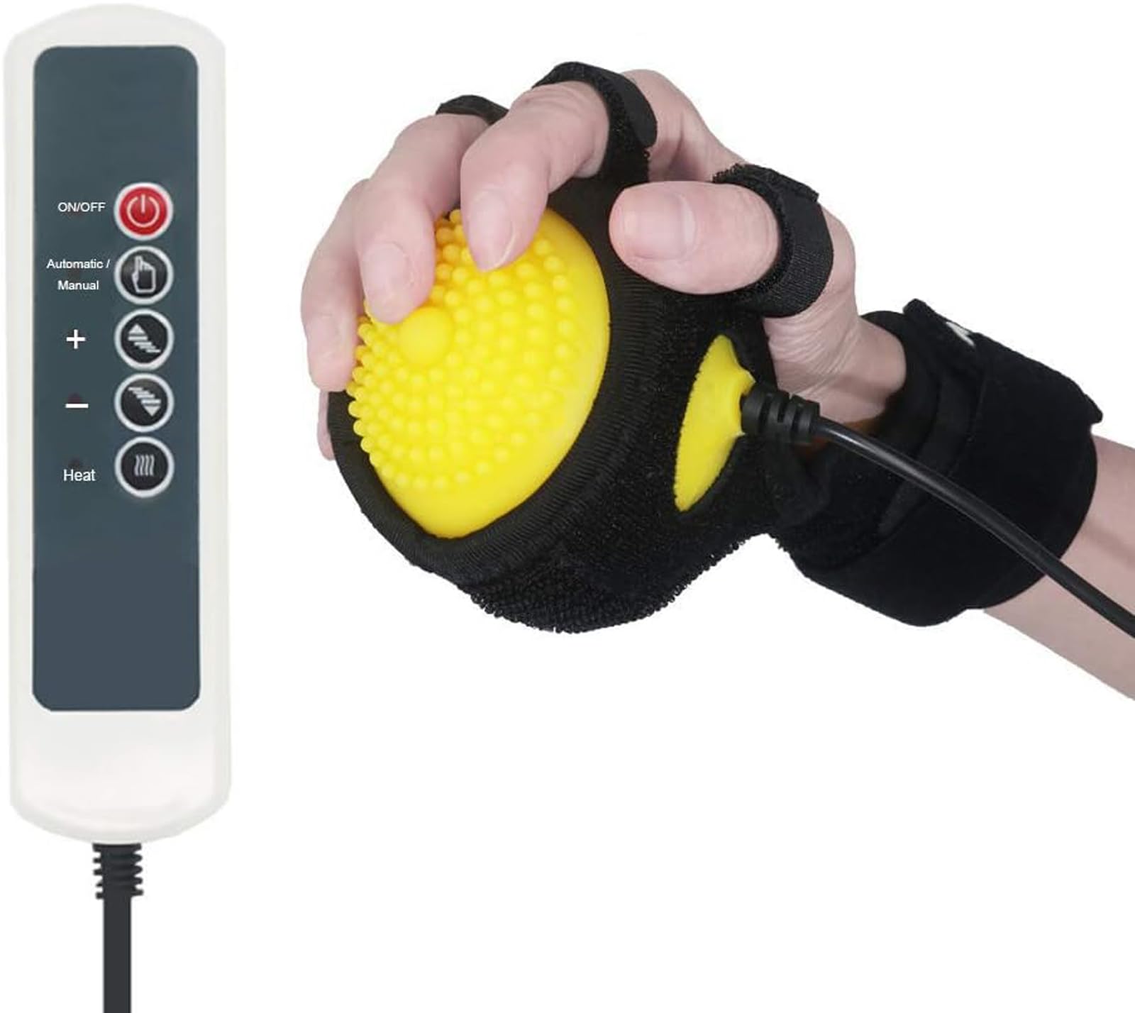 Impacco Caldo Elettrico Recupero Dita Palla Antispasticità Massaggio Dito Dito Riabilitazione Passiva Allenamento Ictus Emiplegia