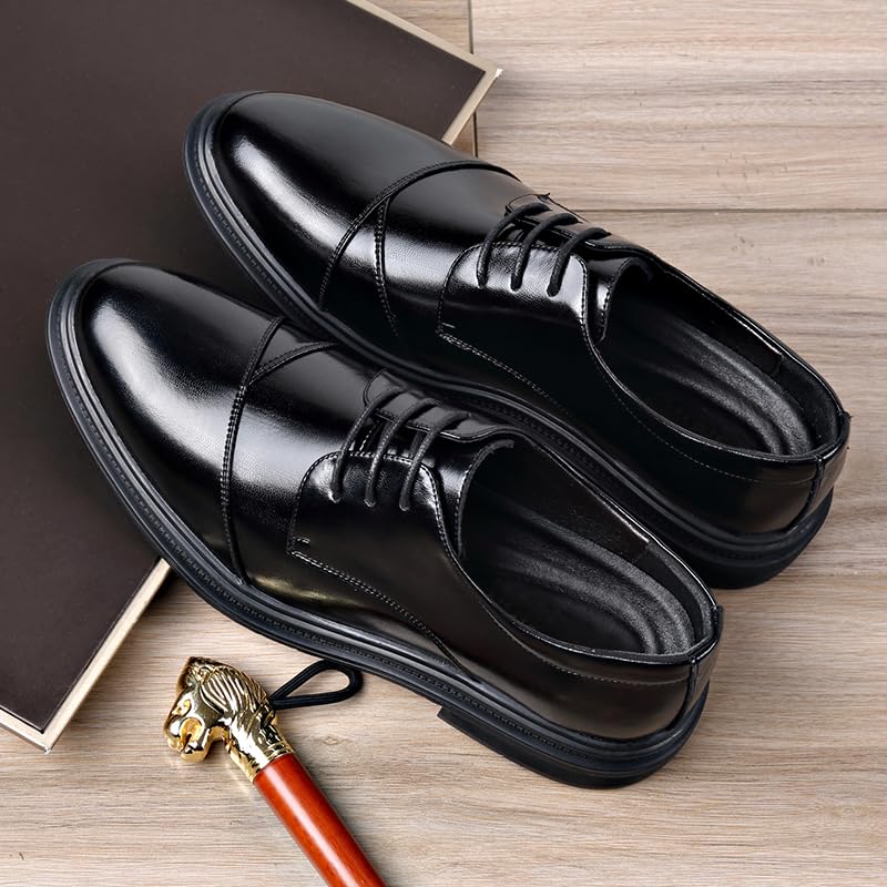 Image of kkdom Mens Dress Shoes Classic Lace up Formal Oxford Business for Men